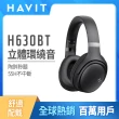【Havit 海威特】環繞立體音高續航耳罩式藍芽耳機H630BT(55H高續航/高回彈氣墊/4種聆聽模式/舒適配戴)