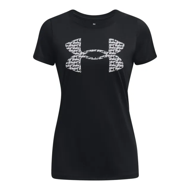 【UNDER ARMOUR】UA 女 Tech Graphic 短T-Shirt_1379467-001(黑色)