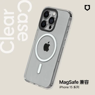 【RHINOSHIELD 犀牛盾】iPhone 12-15全系列 Clear MagSafe兼容磁吸透明手機殼(五年黃化保固)