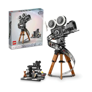 【LEGO 樂高】迪士尼系列 43230 華特迪士尼復古膠卷攝影機(迪士尼一百週年 Walt Disney Tribute Camera)