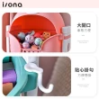 【isona】四層 玩具收納架 多功能整理收納籃(玩具收納 置物架 推車)
