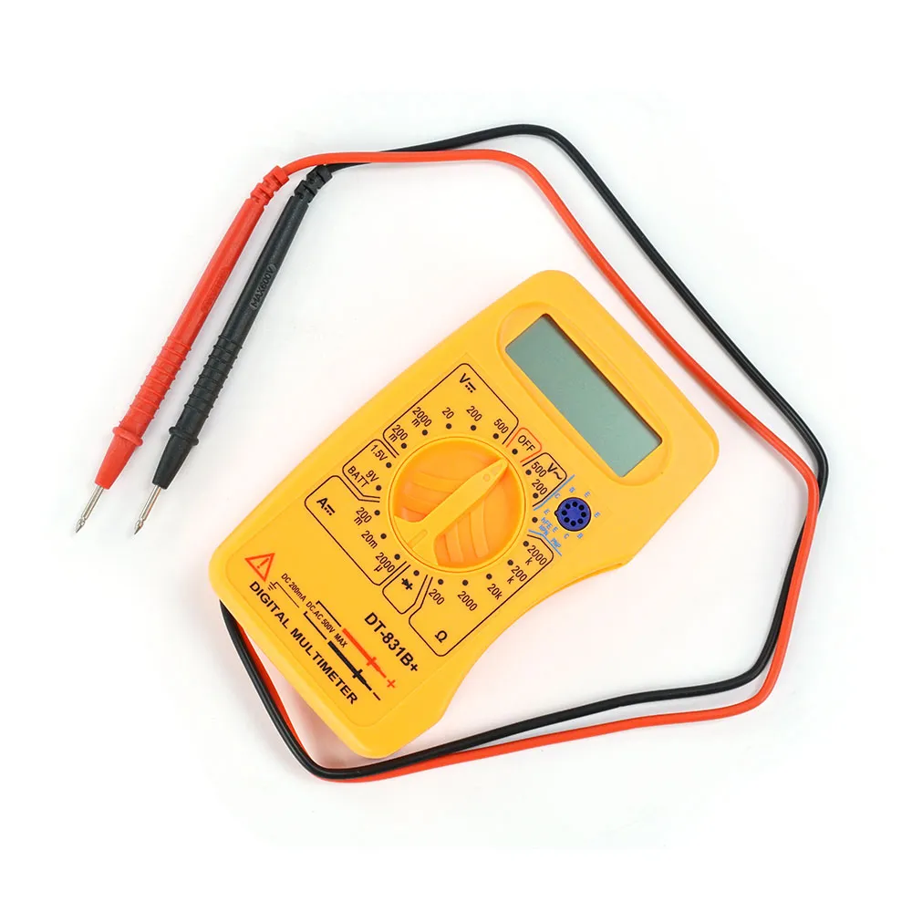 【工具達人】多功能萬用錶 口袋型萬用表 交直流電壓 電工萬能表 直流電流 小電表 三用電錶(190-MM831B+)