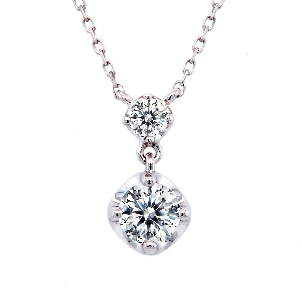 【BRILLMOND JEWELRY】GIA 天然鑽石 30分 D/VVS1 3EX 18K白金典雅套鍊(D/VVS1 3EX 18K白金台+鍊)