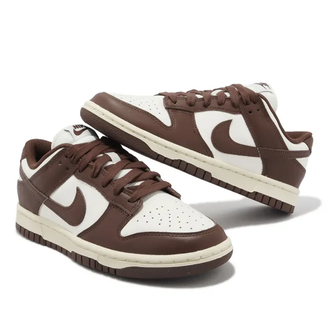 【NIKE 耐吉】Wmns Dunk Low 女鞋 男鞋 咖啡 摩卡可可 休閒鞋 仿舊 Cacao Wow(DD1503-124)