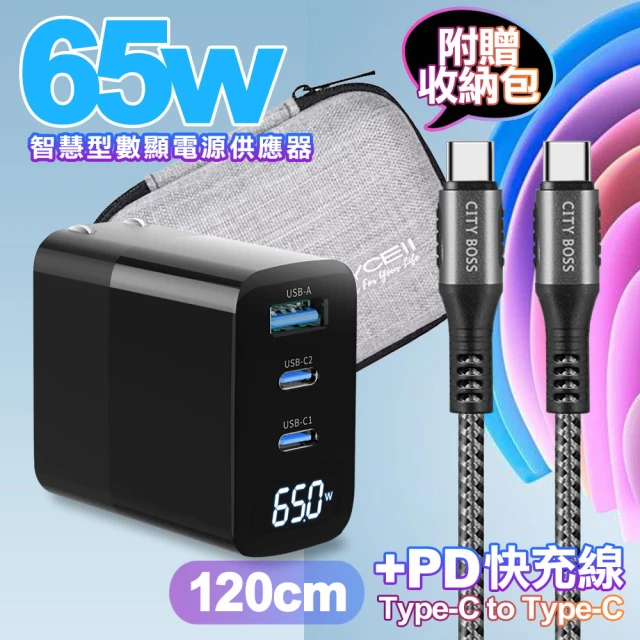 GIGASTONE 立達 GaN 45W 氮化鎵三孔快速充電