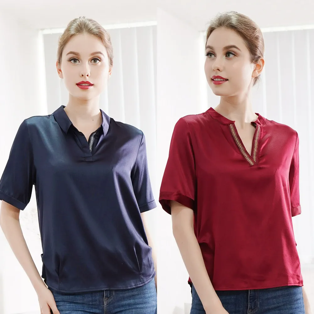 【Royal Silk】素面蠶絲上衣