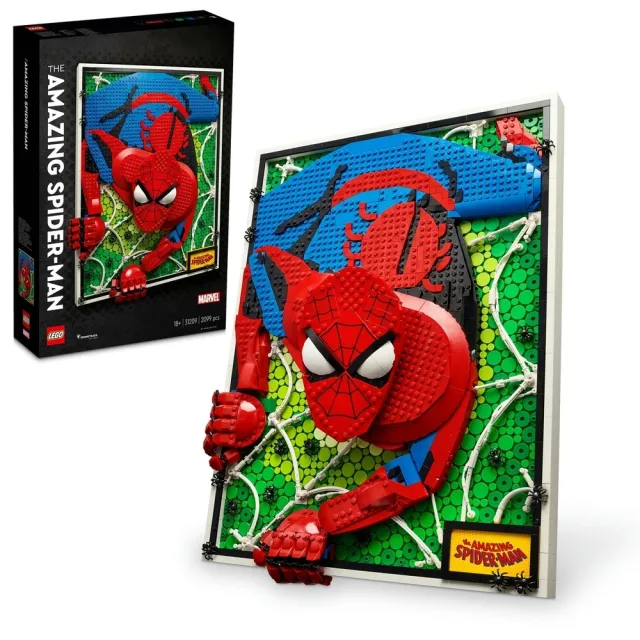 【LEGO 樂高】Art 31209 驚奇蜘蛛人(漫威超級英雄 居家立體擺設 禮物)