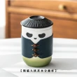 【Life shop】熊貓大俠茶水分離杯/附收納包(交換禮物 茶具 旅行茶具 隨身泡茶組 泡茶 簡易泡茶 茶器套組)