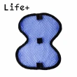 【Life+】3D蜂巢散熱高透氣安全帽墊/內襯墊2入/組_黑色X1+藍色X1(機車安全帽墊 頭盔墊 內襯套 散熱墊)