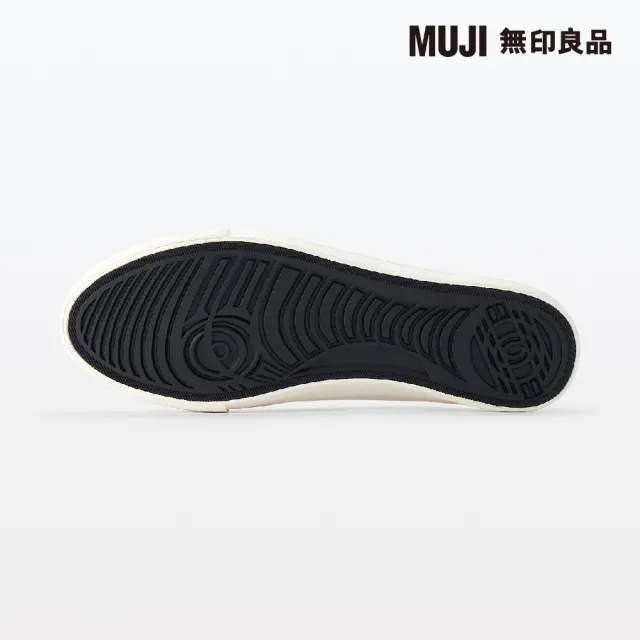 【MUJI 無印良品】撥水加工舒適休閒鞋(柔白)