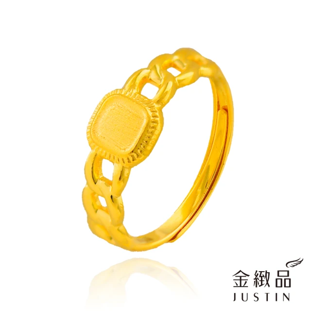 金緻品 黃金戒指 繁葉縈繞 0.75錢(純金戒子 金葉子 葉