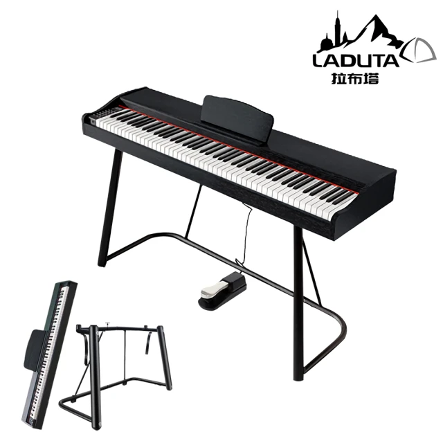 【LADUTA 拉布塔】電子琴/88鍵電子鋼琴/家用電鋼琴(LGC-5130/無線藍芽連結/教學初學者專用)