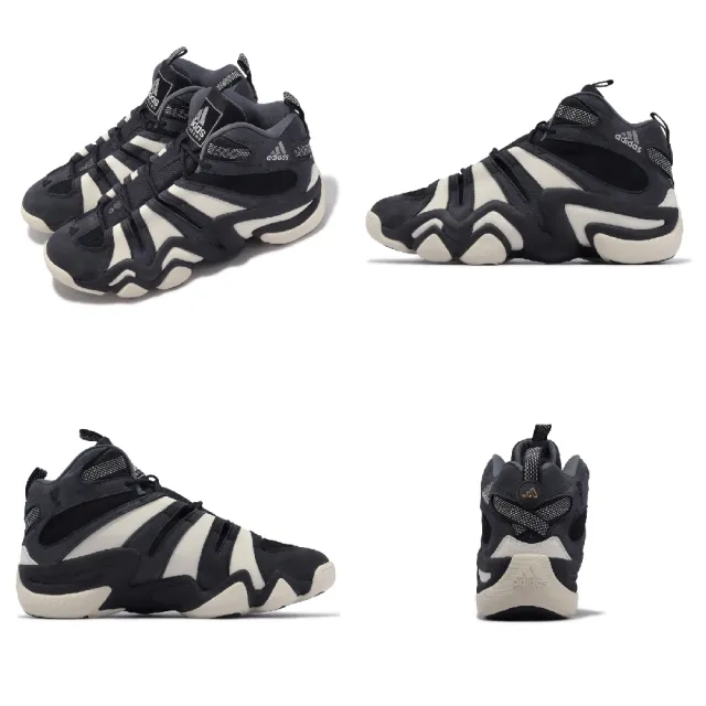 【adidas 愛迪達】籃球鞋 Crazy 8 男鞋 黑 白 Kobe Bryant 小飛俠 經典 復刻 抗扭 愛迪達(IF2448)