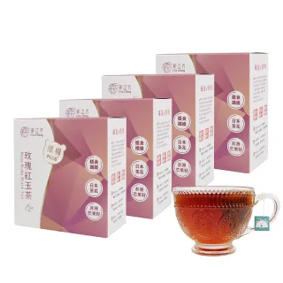 【茶立方】纖暢玫瑰紅玉茶PLUS+(6.7gx5入x4盒)