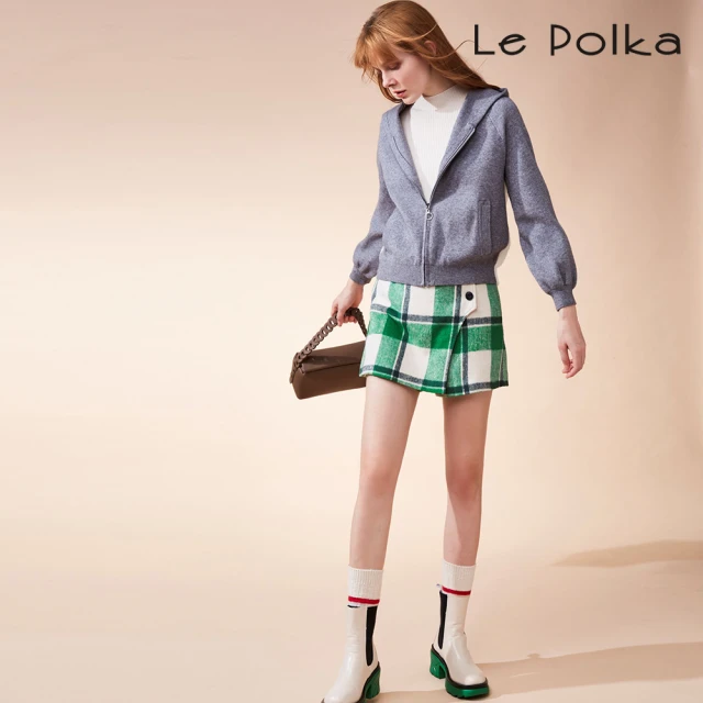 Le Polka 寬版麻料西裝外套-女 推薦