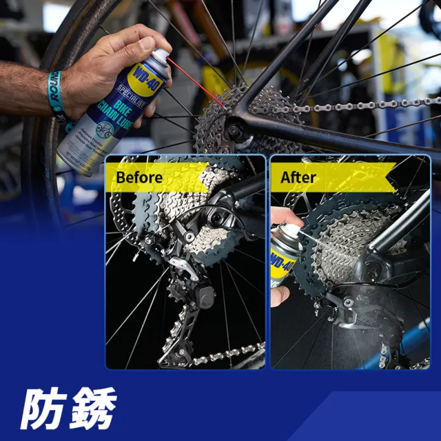 【WD-40】BIKE 全效型鍊條潤滑劑 180ml(2入組)