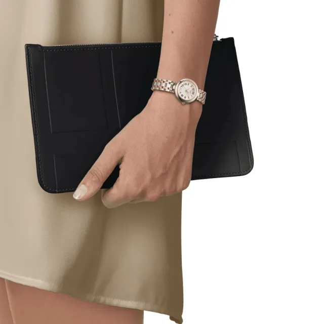 【TISSOT 天梭 官方授權】BELLISSIMA系列 知性時尚腕錶 / 26mm 母親節 禮物(T1260102201301)
