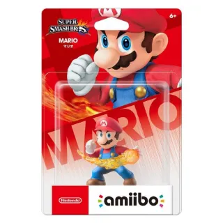 【Nintendo 任天堂】Switch amiibo 公仔 任天堂明星大亂鬥系列 瑪利歐(火球瑪利)