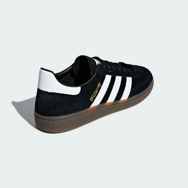 【adidas 愛迪達】休閒鞋 男鞋 女鞋 運動鞋 三葉草 HANDBALL SPEZIAL 黑 DB3021