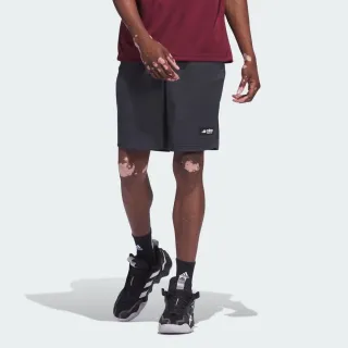 【adidas 愛迪達】LGD Shorts 男 短褲 籃球褲 運動 球褲 吸濕排汗 透氣 中腰 愛迪達 深灰(IL2275)