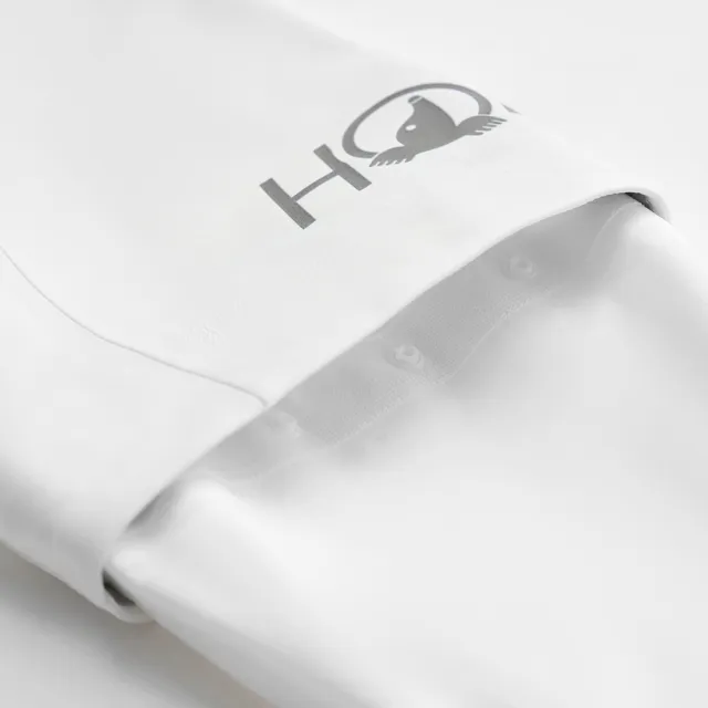 【HONMA 本間高爾夫】女款防潑水連帽外套 風雨衣HWJC302R605(S-L 黑色 白色)