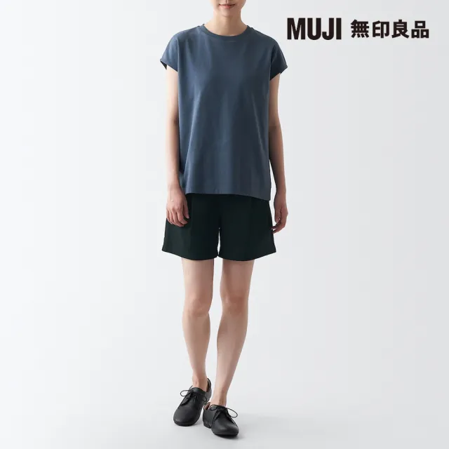 【MUJI 無印良品】女聚酯纖維彈性透氣泡泡紗短褲(共4色)