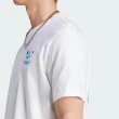 【adidas 愛迪達】TS Cloud Tee 男 短袖 上衣 T恤 亞洲版 經典 三葉草 寬鬆 純棉 白(II8169)
