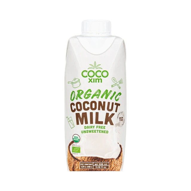 COCO XIM 100%有機椰漿 純植物奶 330ml*12入(有機認證/純植物奶)