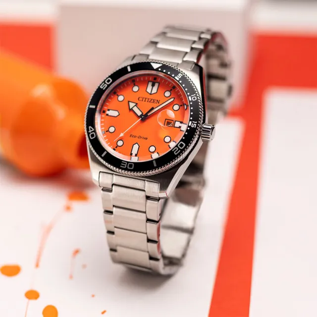 【CITIZEN 星辰】GENTS 大膽玩色潮流男錶/43mm(AW1760-81X)