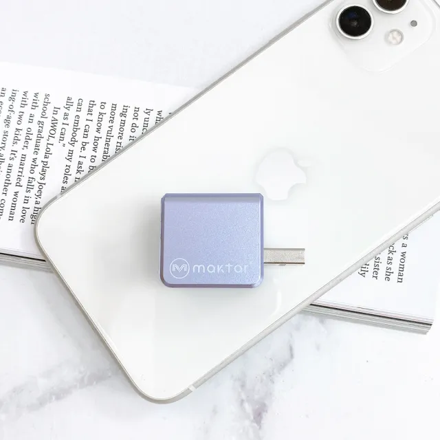 【Maktar】QubiiDuo USB-A 備份豆腐 256G組(內含256G記憶卡/ios apple/Android 雙系統 手機備份)