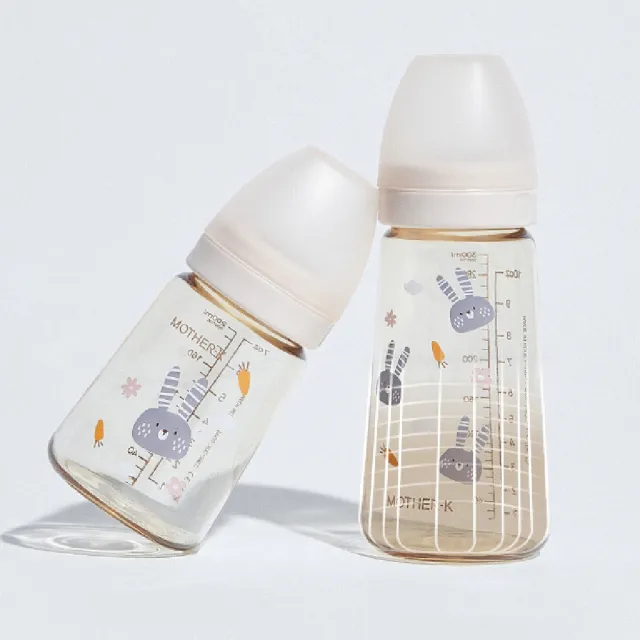 【MOTHER-K】精粹極簡PPSU奶瓶 180ml_兔子限定版