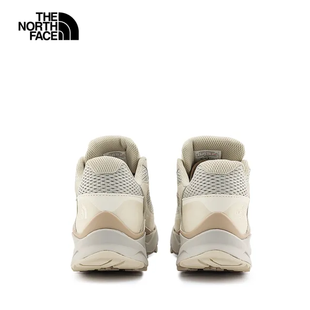 【The North Face 官方旗艦】北面女款白色防水透氣VECTIV中底徒步鞋｜5LWUUIB