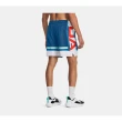【UNDER ARMOUR】UA 男 Baseline Woven 籃球短褲 藍(1377309-426)