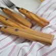 【SALUS】日本製 橄欖木餐具-餐匙/餐叉(餐具 不鏽鋼 刀子 叉子 湯匙 下午茶 茶具)