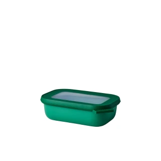 【MEPAL】Cirqula 方形密封保鮮盒500ml_淺-寶石綠