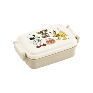 【Skater】迪士尼 可微波方型雙扣便當盒 450ml 米奇 廚師(餐具雜貨)