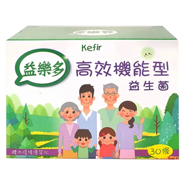 【益樂多】Kefir高效機能型益生菌顆粒二盒60條入(120g 奶素)