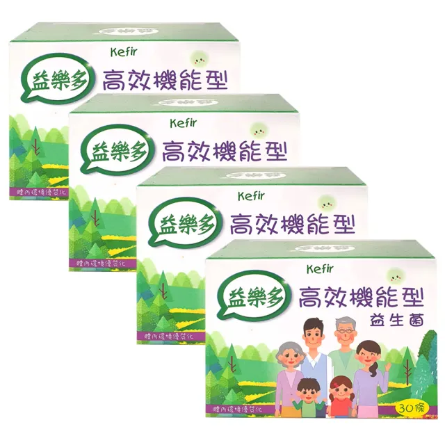 【益樂多】Kefir高效機能型益生菌顆粒 四盒120條入(240g 奶素)