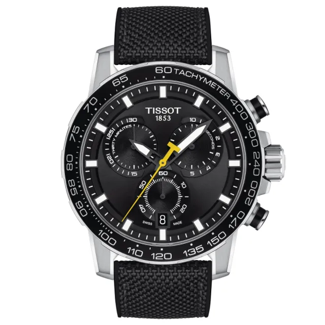 【TISSOT 天梭 官方授權】SUPERSPORT CHRONO 三眼計時腕錶 / 45.5mm 禮物推薦 畢業禮物(T1256171705102)