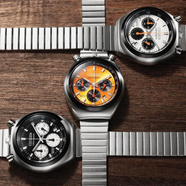 【CITIZEN 星辰】Chronograph sunokurono 50周年石英計時腕錶-38mm(AN3660-81E) 中秋 送禮自用