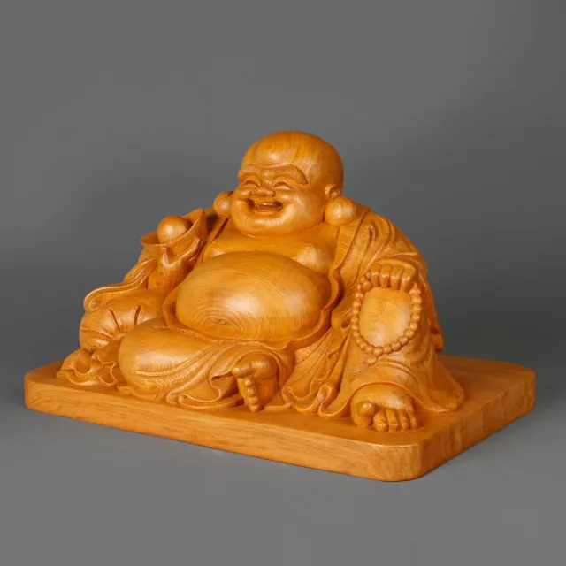 【荒木雕塑藝品】高25公分 自在布袋佛