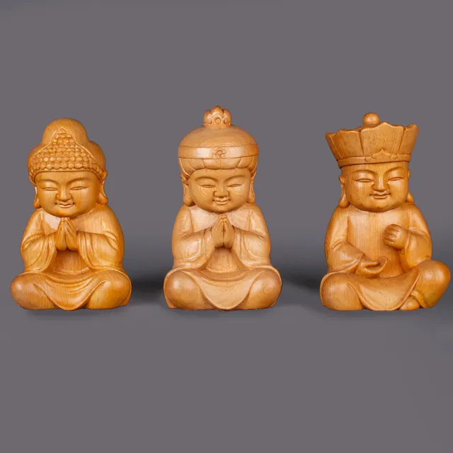 【荒木雕塑藝品】高16cm 願心童如來