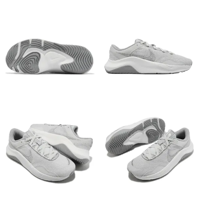 【NIKE 耐吉】訓練鞋 Wmns Legend Essential 3 NN 女鞋 灰 健身 重訓 支撐 運動鞋(DM1119-004)