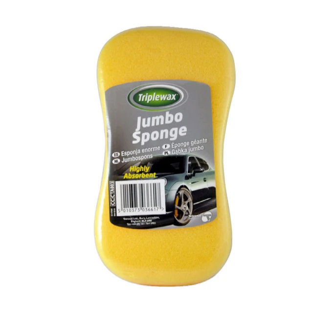 【CarPlan卡派爾】Triplewax Jumbo Sponge 超大洗車海綿