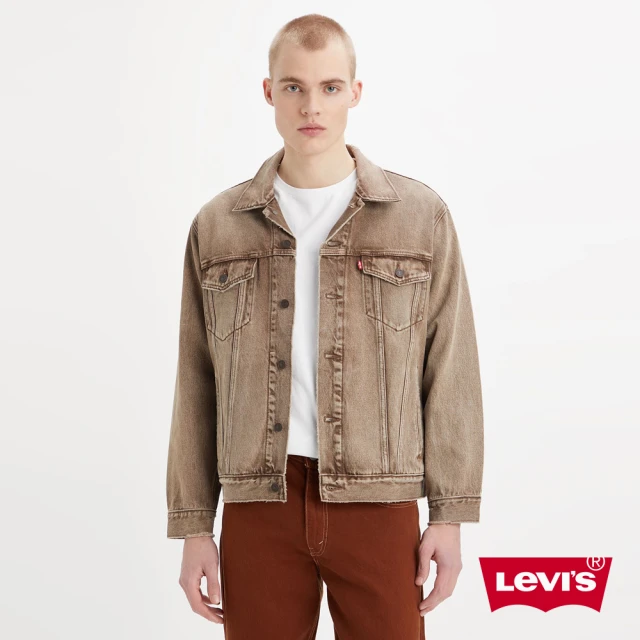 LEVIS 男款 Type3經典修身版型牛仔外套 / 精工沙黃水洗工藝 人氣新品