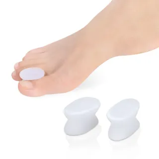 【足的美形】頂級彈力矽膠腳趾分離墊(2雙入)