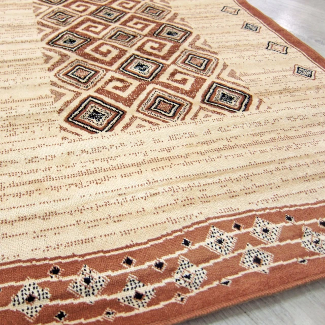 【范登伯格】比利時 薩斯大地系絲質地毯-木藤(70x105cm/共兩色)