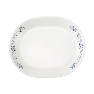 【CORELLE 康寧餐具】古典藍12吋腰子盤(611)
