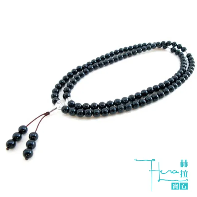 【HERA 赫拉】HERA避邪黑玉髓唸珠套組/108顆(網)