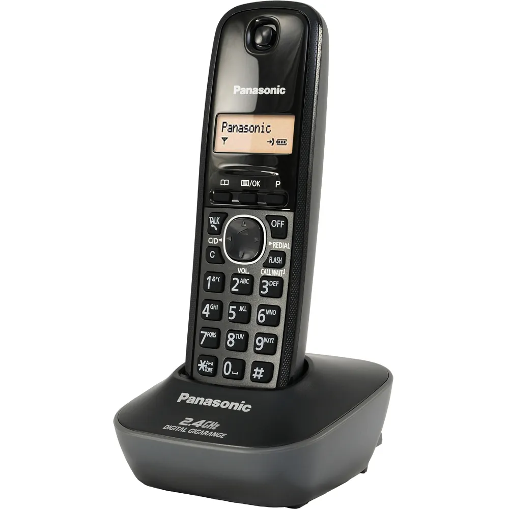 Panasonic 國際牌】2.4G 高頻數位無線電話-經典黑(KX-TG3411) - momo 